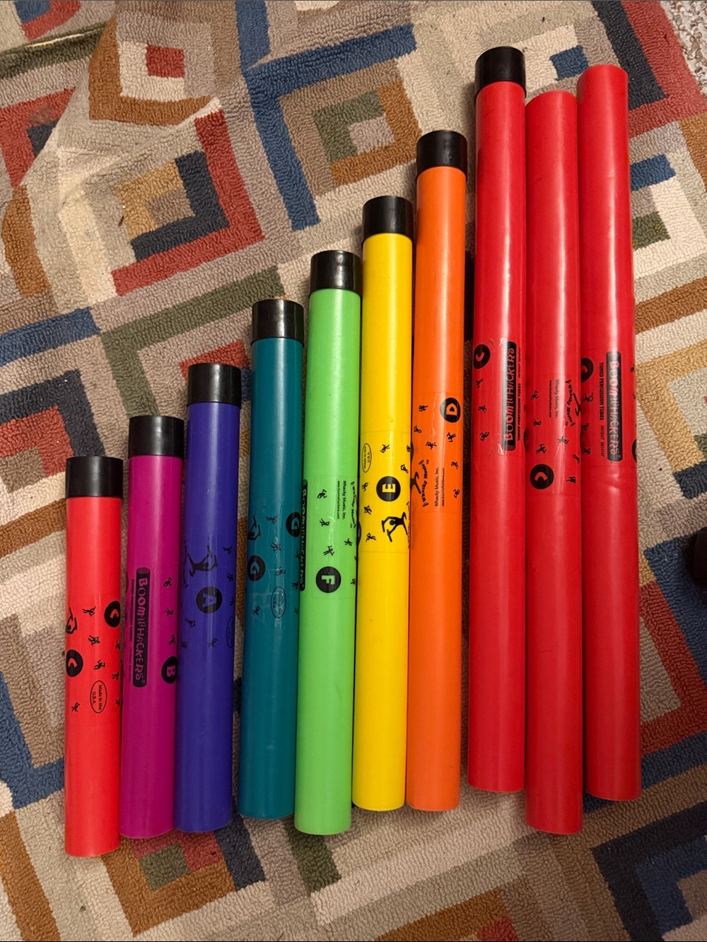 Rainbow Boomwhackers Percussion Tube Set - Multicolor